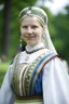 Placeholder: Princess in traditional Estonian dress