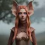 Placeholder: female elf, elf portrait, portrair, elf head, elf face, big eyes, smile, elf with makeup, happy, 8k resolution, high-quality, fine-detail, fantasy, incredibly detailed, ultra high resolution, 8k, complex 3d render, cinema 4d