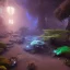 Placeholder: hedjuk, crystalline, renderin, room, cosmic, opalescent, 100mm, opalescent, gemstones, crystals, object, unworldly,rock, moss,bright,crystals,sci-fi ,space suit, atmospheric, realistic, cinematic lighting,unreal engine 5