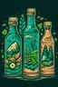 Placeholder: Bottles Eco T-shirt Design