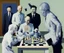 Placeholder: Putin, President Xi Of China And Joe Biden Play Chess With A Pigeon,Ufo,Complex Surgical Instruments,A Newborn Boy,Minimalism,Painting By Lucian Freud,Rene Magritte,Adrian Ghenie,Michelangelo,Salvador Dali,Pablo Picasso