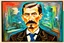 Placeholder: Nikola Tesla in the style of piccasso