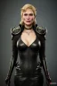 Placeholder: Cersei Lannister as evil mistress in black leather, dominatrix, bdsm, busty, cleavage, curvy, lena headay, angry, stern look. character design by cory loftis, fenghua zhong, ryohei hase, ismail inceoglu and ruan jia. unreal engine 5, artistic lighting, highly detailed, photorealistic, fantasy