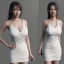 Placeholder: only hitomi tanaka, white dress, highly realistic, highly detailed, octane render,