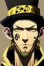 Placeholder: A portrait of Trafalgar Law, from One Piece anime