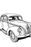 Placeholder: outline art for Cars coloring pages with sitch, white background, Sketch style, full body, only use outline, dementia patients style, clean line art, white background, no shadows and clear and well outlined.