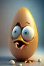 Placeholder: 3d egg character