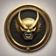 Placeholder: wolverine logo animated inside a golden medalion