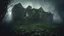 Placeholder: A dilapidated, abandoned asylum at night, shrouded in eerie fog. The building is overgrown with ivy, with broken windows and graffiti-covered walls. The atmosphere is filled with an unsettling silence, and shadows cast by the moonlight add a sense of dread.