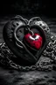 Placeholder: A heart shackled with a heart burdened with worries
