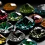Placeholder: pietre smeraldi rubini topazi diamanti ametiste colorati