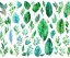 Placeholder: vector plants set illustration. watercolor white backdrop