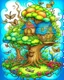 Placeholder: fairy tree house book cover for adults