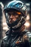 Placeholder: Portrait of a motorciclyst with futuristic helmet, natural colors, dynamic light dinamic lights and shadow, very detailed scene with intricate details, realistic, natural colors ,perfect composition, insanely detailed 32k artistic photography, photorealistic concept art, soft natural volumetric light