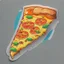 Placeholder: pizza slice, sticker, caricature