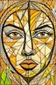Placeholder: Circle and face and Triangle and lines and face style Marcelle Ferron