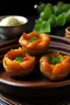 Placeholder: chinese 1 deep-fried round dough amuse bouche