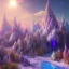 Placeholder: blu and violet landsacape with multicolored crystals falling from the sky, full of details, smooth, bright sunshine，soft light atmosphere, light effect，vaporwave colorful, concept art, smooth, extremely sharp detail, finely tuned detail, ultra high definition, 8 k, unreal engine 5, ultra sharp focus