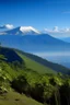 Placeholder: pemandangan gunung rinjani