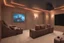 Placeholder: a dedicated home cinema room