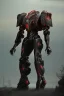 Placeholder: dark armor robot ai soldier mech dystopian scary gladiator predator monster