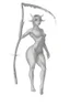 Placeholder: a forest fairy with horns and developed muscles