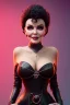 Placeholder: Joan Collins as evil queen in black leather, leather, busty, cleavage, angry, stern look. character design by cory loftis, fenghua zhong, ryohei hase, ismail inceoglu and ruan jia. unreal engine 5, artistic lighting, highly detailed, photorealistic, fantasy