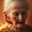 Placeholder: Octane render. 4K Oil painting. Fine art. Detailed. Fractal. Chakras. Sacred geometry. a brain exploding. kintsugi. Chaos. Portrait of a old woman crying.a mind fracturing.confusion. Tears the colour of oil.