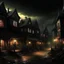 Placeholder: horror scene fantasy town