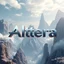Placeholder: Can you create first a nice cool logo for my account "Altera" the world never existed ,reality ,reimagined,add 3d background, future world ,3d text