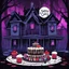 Placeholder: [a hazbin hotel-style image with noisy scratches and glitches, capturing the essence of an eerie scene] a Spooky Birthday Party unlike any other, hosted by Pugsley Addams himself. Within the eerie halls of the Addams Family mansion, haunted cakes with spiderweb frosting and ghostly party games that defy the laws of the living await the guests. The decorations, adorned with cobwebs and flickering candles, cast a spectral glow over the festivities. As the peculiar guests mingle in the shadows, Pug