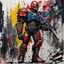 Placeholder: [Jean-Paul Riopelle] judge Dredd is a super hero