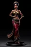 Placeholder: tabletop role-playing miniature of a beautiful women Indonesia. full body. concept art hyperrealism