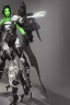 Placeholder: cyber ninja, black metal armor, futuristic suit, imperious, 8k resolution, overwatch, genji