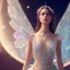 Placeholder: one big crystal subtle in a galactic ambiance with a beautiful girl with butterfly wings, transparent flowers, delicate colors, smile,soft light atmosphere, smooth, extremely sharp detail, finely tuned detail, ultra high definition, 8 k, unreal engine 5, ultra sharp focus