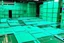 Placeholder: A bluish green facility zone made out of gel painted by Frank Lloyd Wright