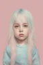 Placeholder: Illustration of billie eilish as a toddler, style of Marcel Marlier, pastel colors