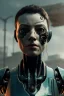 Placeholder: portrait of robot post-apocalyptic cyberpunk city, realistic, intriacte detail, sci-fi fantasy style, volumetric lighting, particales,highly detailed,cinamatic, deep colours,8k