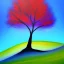 Placeholder: landscape tree painting abstract