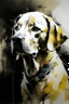 Placeholder: Yellow Labrador in the style of Willem Haenraets, Yoji Shinkawa, Guy Denning, Florian Nicolle