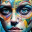 Placeholder: It's all in the eyes... ai magazine cover, surrealism, geometric, mosaic, whimsical, fantasy and realism Modifiers: fantasy 4K 3D Unreal Engine cinematic postprocessing Picasso pencil sketch focused Tim Burton Ultra realistic Surrealism style raw Ralph Stedman Tesselated