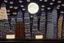 Placeholder: knitted city at night in moonlight