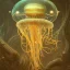 Placeholder: biomorphic jellyfish morphed with electronic wiring and mixed with lighting, Nanopunk and Biopunk with cyberpunk look,golden hour,MTG,digital painting, wonderful ambient colors, art by Jarosław Jaśnikowski mixed with Sheila Martin mixed with Fletch mixed with Frank Sun mixed with Anna Dittmann mixed with Alena Aenami.