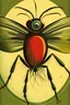 Placeholder: 70's style book cover depicting a mosquito larva in the style of J.G. Ballard