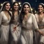 Placeholder: Hyper Realistic Pakistani Pukhtoon Women smiling & Dancing at night