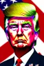 Placeholder: Donald Trump as a character from Tokyo Ghoul