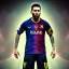 Placeholder: Portrait of king lionel messi, highly detailed, color patterns on wings, soft studio lighting, background 64k