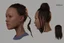 Placeholder: Female character 19 years Proportions of the character the head-to-body ratio . Create a distinctive silhouette that helps the character stand out and be easily recognizable Design the character's face, including the shape of the head, eyes, eyebrows, nose, mouth, and ears. Consider the character's personality, age, and any unique that set them apart depth and visual interest. Front, Side, and Back Views: Provide multiple views of the character, including front, side, and back mode sheet .