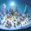 Placeholder: Cute tiny world Christmas diorama