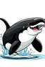 Placeholder: orca cartoon